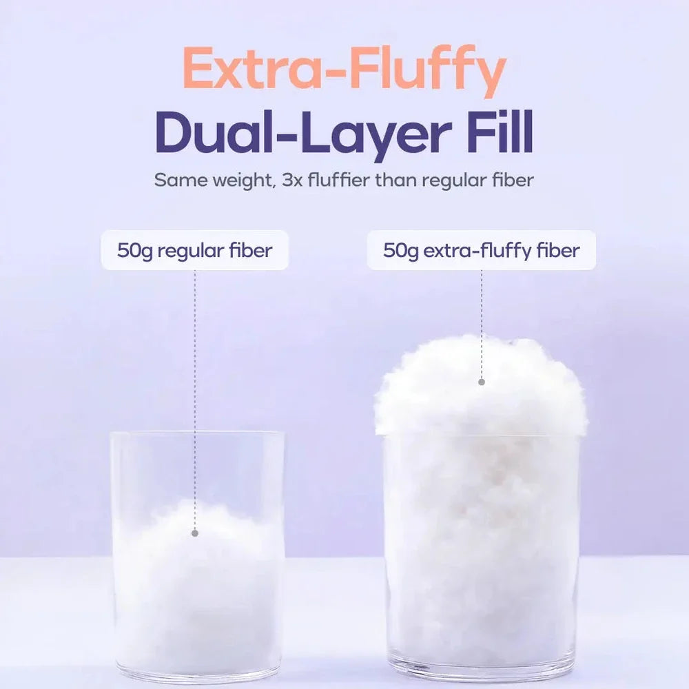 Cooling Puff Grid Pillow