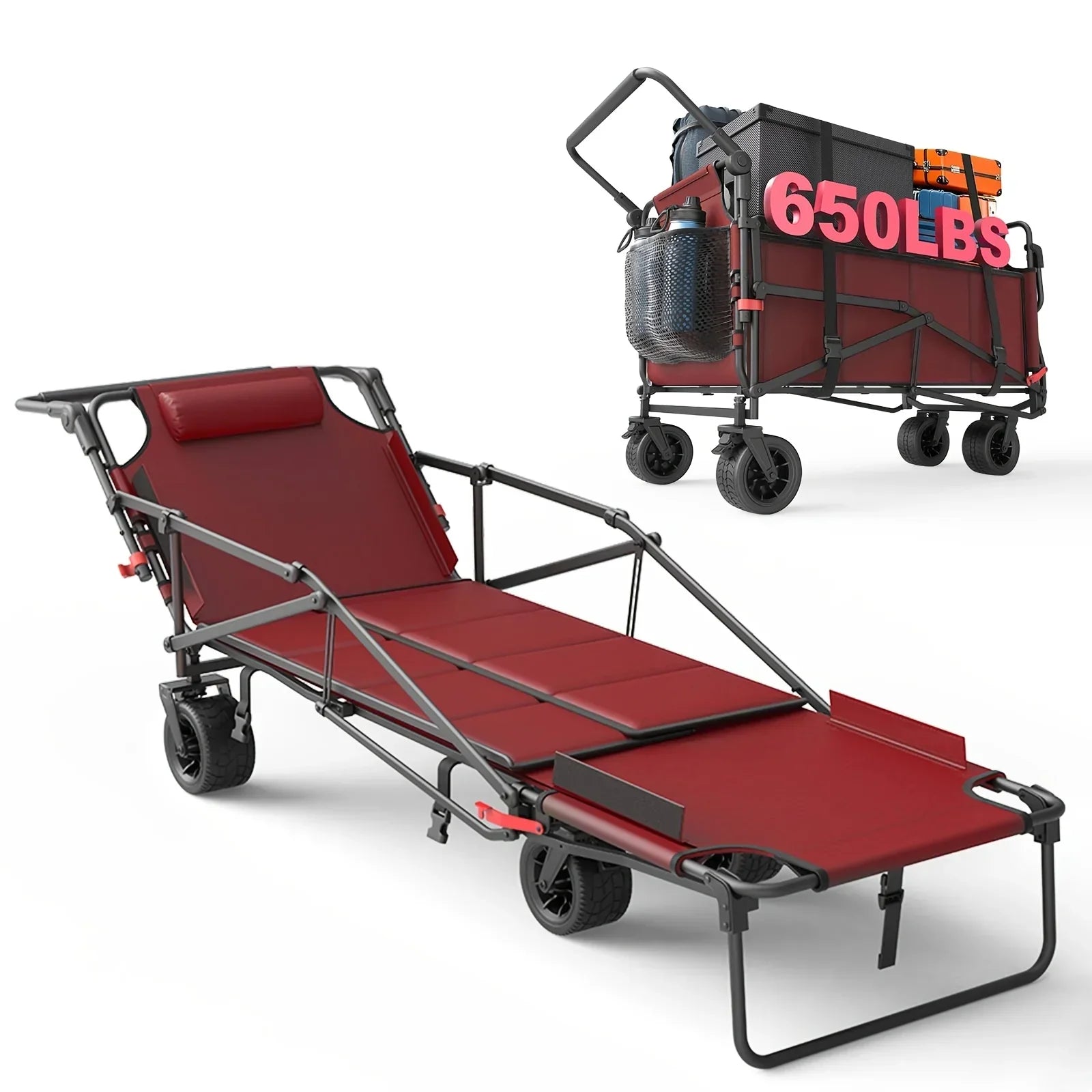 2-in-1 Multifunctional Folding Wagon Car
