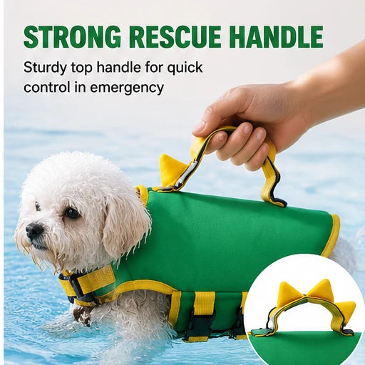 💦Premium Dog Life Vest for Swimming & Boating