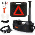 Electric vehicle jack - 5 tons - 12V - Pedal type jack, impact wrench, air pump