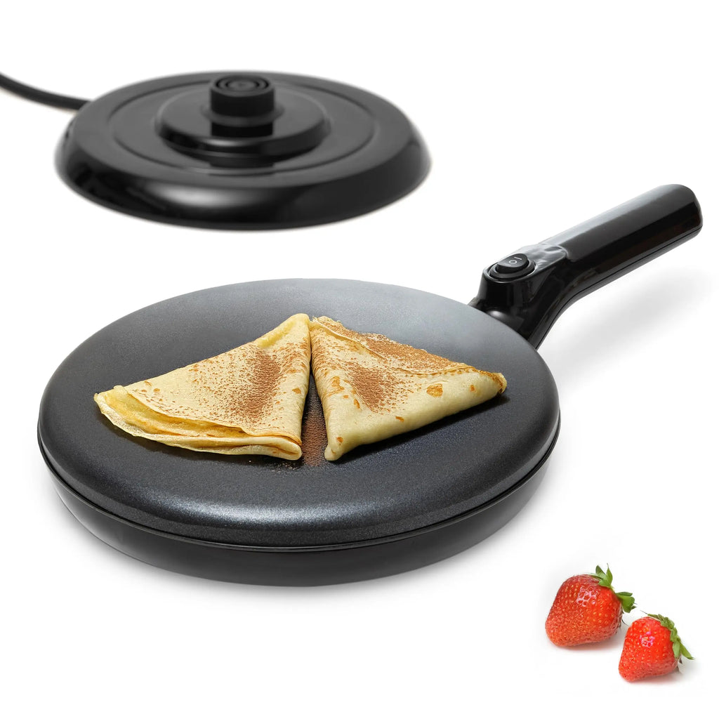 Cordless Electric Crepe Maker, 8-Inch Portable Nonstick Crepe Pan