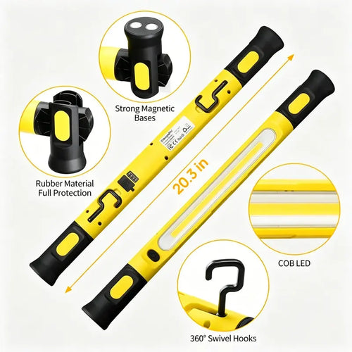 5200mAh USB-C Rechargeable LED Work Light Strip
