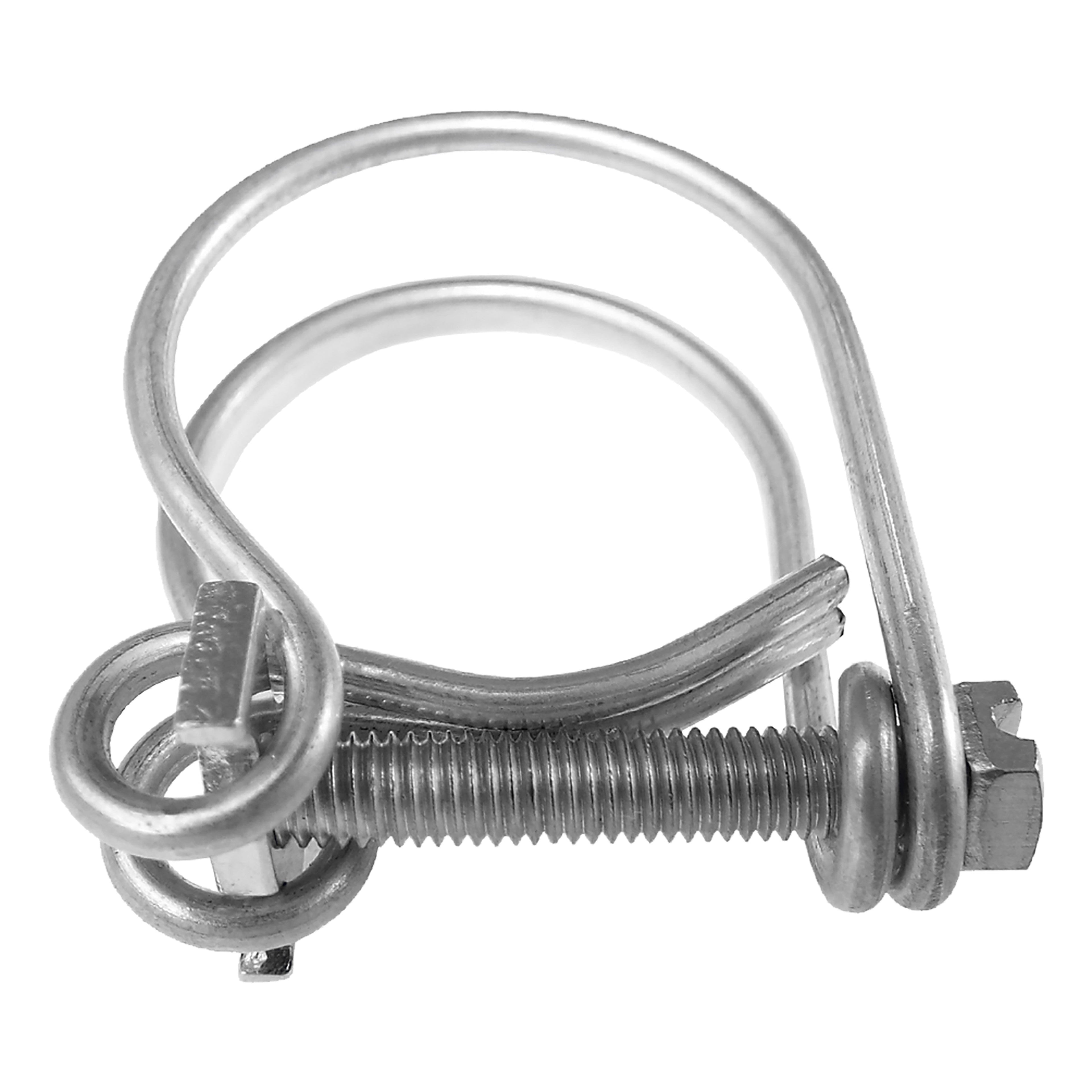 Double Wire Hose Clamp Galvanised 75mm-80mm