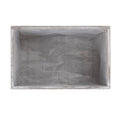 Whitewash Effect Wooden Planter with Plastic Lining