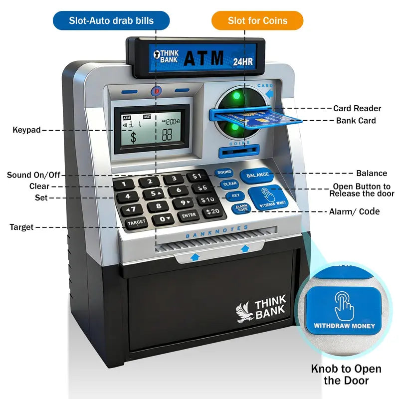 Children's ATM Piggy Bank Toy