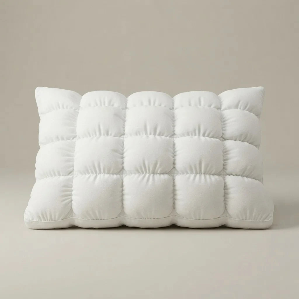 Cooling Puff Grid Pillow