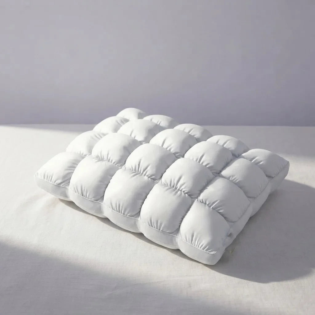 Cooling Puff Grid Pillow